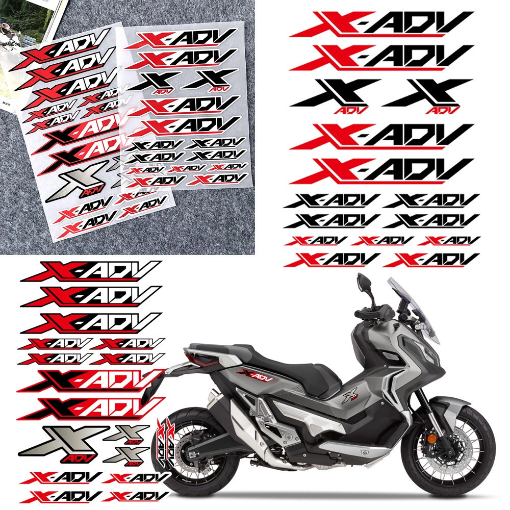 สติกเกอร์สะท้อนแสง ลายโลโก้ X-ADV สําหรับติดตกแต่งถังน้ํามันรถจักรยานยนต์ สกูตเตอร์ Honda Xadv X-ADV Xadv 750 350