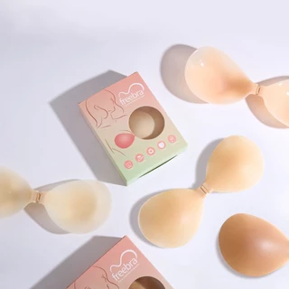 Free Bra บราปีกนกซิลิโคน ทรงกลม เนื้อแมท เกรด Premium ไร้ขอบ ขอบบางเพียว 0.3 mm. ปิดสีจุก 100%เรียบเนียนไปกับผิว Clothin