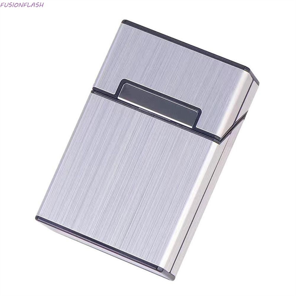 Fusionflash กล่องนามบัตร, การออกแบบที่หรูหราน้ําหนักเบาผู้ถือบัตรชื่อ, แฟชั่นการ์ด Organizer เคสแข็งกล่องโลหะ ID Card Case ผู้ชายของขวัญ