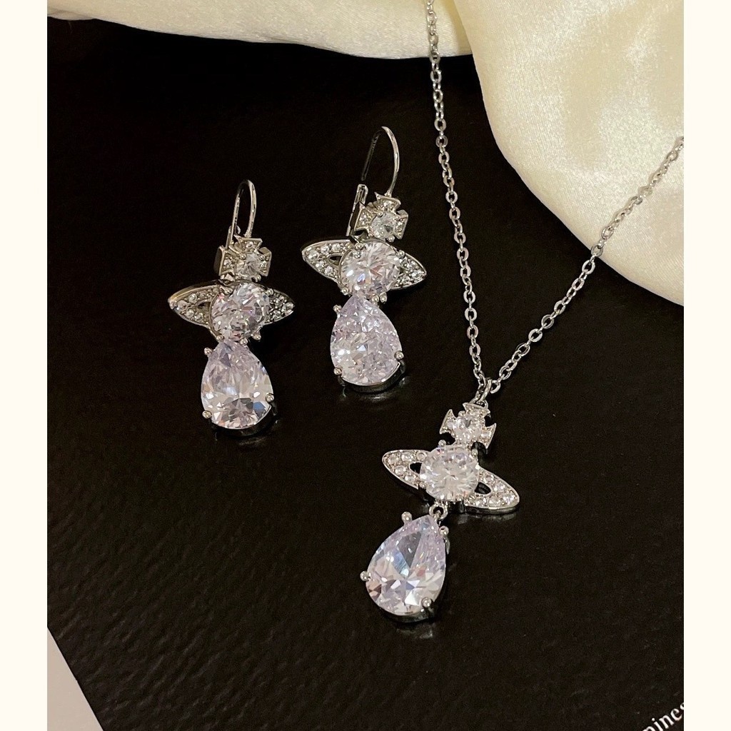 0729-YWGB Tanya เครื่องประดับพราวเทพธิดา Queen Mother of the West Saturn อัญมณีสร้อยคอคริสตัล Super 