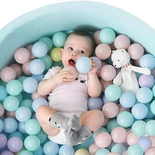 200ชิ้น มาการอง-สีปลอดสารพิษ บีพีเอ-ฟรี ลูกบอลพลาสติกอ่อนสําหรับเกมหลุมบอล, เต็นท์, โรงละครทารก, สระว่ายน้ํา, งานเลี้ยงวันเกิ