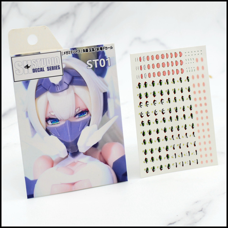 SH STUDIO 1/12 กรอบแขนสาว MEGAMI DEVICE Tammonomae Eye Water Slide Decal