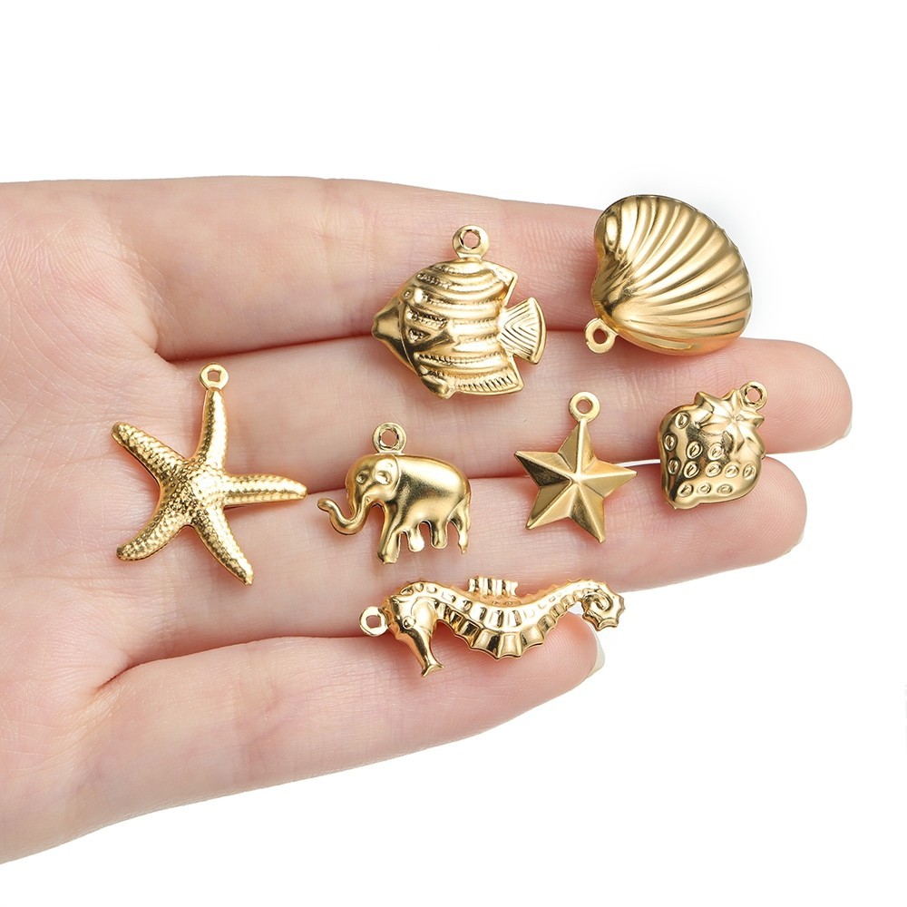 St. kunkka 10 ชิ้น Ocean จี้คุณภาพสูงสี Retention จี้สําหรับ DIY เครื่องประดับจี้ทํา - รูปที่ 5