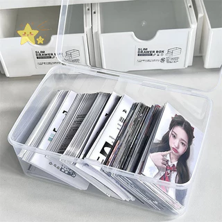 [JBTH] กล่องเก็บของโปร่งใสเกาหลีการ์ด Photocard กล่องเก็บของ Photo Card Organizer Classification Flip Box [JB]