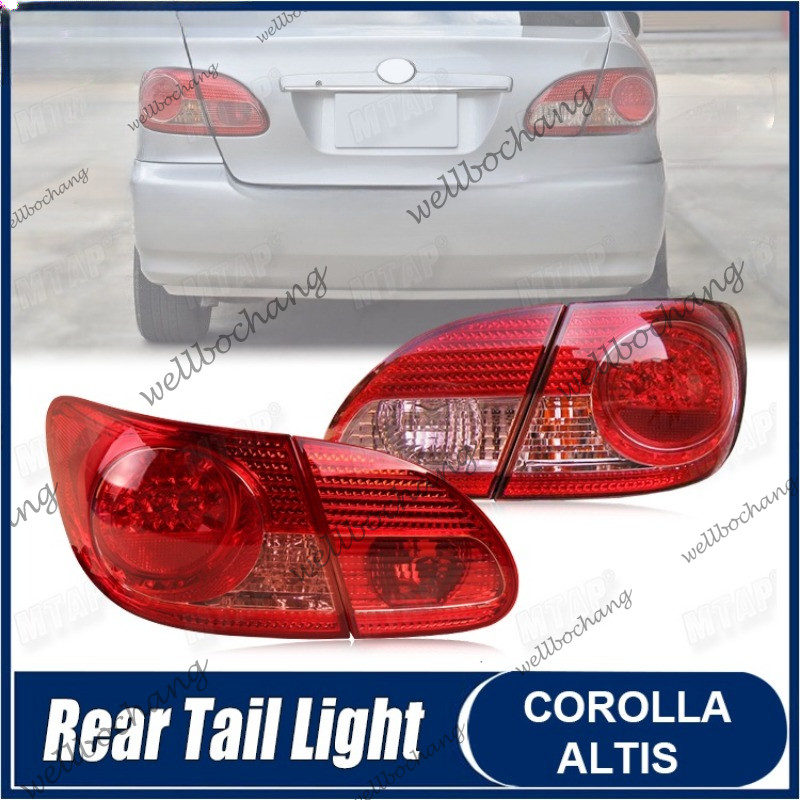 MTAP สําหรับ Corolla ALTIS ไฟท้ายไฟท้ายไฟท้ายด้านหลังไฟเบรคสําหรับ TOYOTA Corolla ALTIS 2004 2005 20