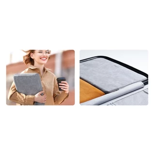 Ugreen รุ่น 60985 กระเป๋าใส่แม๊คบุ๊ครองรับขนาด 13.3 นิ้ว. Leather Laptop Bag Sleeve Case กระเป๋าใส่ไอแพด