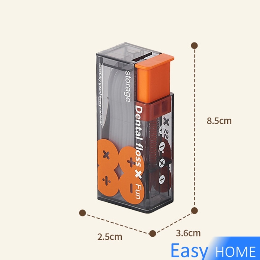 Easy กล่องเก็บไหมขัดฟัน อัตโนมัติ ป๊อปอัพ ขนาดพกพา Floss storage box - รูปที่ 7