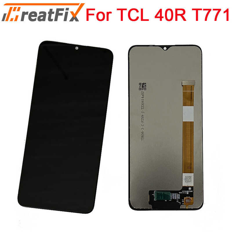 Original 6.6'' For TCL 40R 40 R 5G LCD Display Touch Screen Digitizer Assembly For TCL40R T771K T7