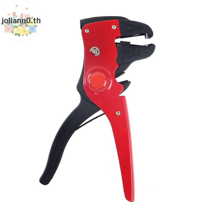 Joliann0 0.25-6.0 มม.คีมปอกอัตโนมัติสายแบบปรับได้เครื่องตัดลวด th