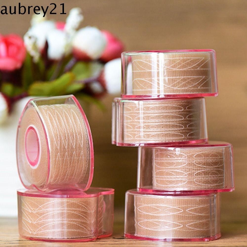 Aubrey1 ลูกไม้สติกเกอร์เปลือกตา Big Eye Breathable Olive Half Moon Lace Paste Eye Lift แถบเครื่องมือเสริมตาข่ายประเภทเครื่องมือแต่งหน้าความงามตาข่ายสติกเกอร์ตา