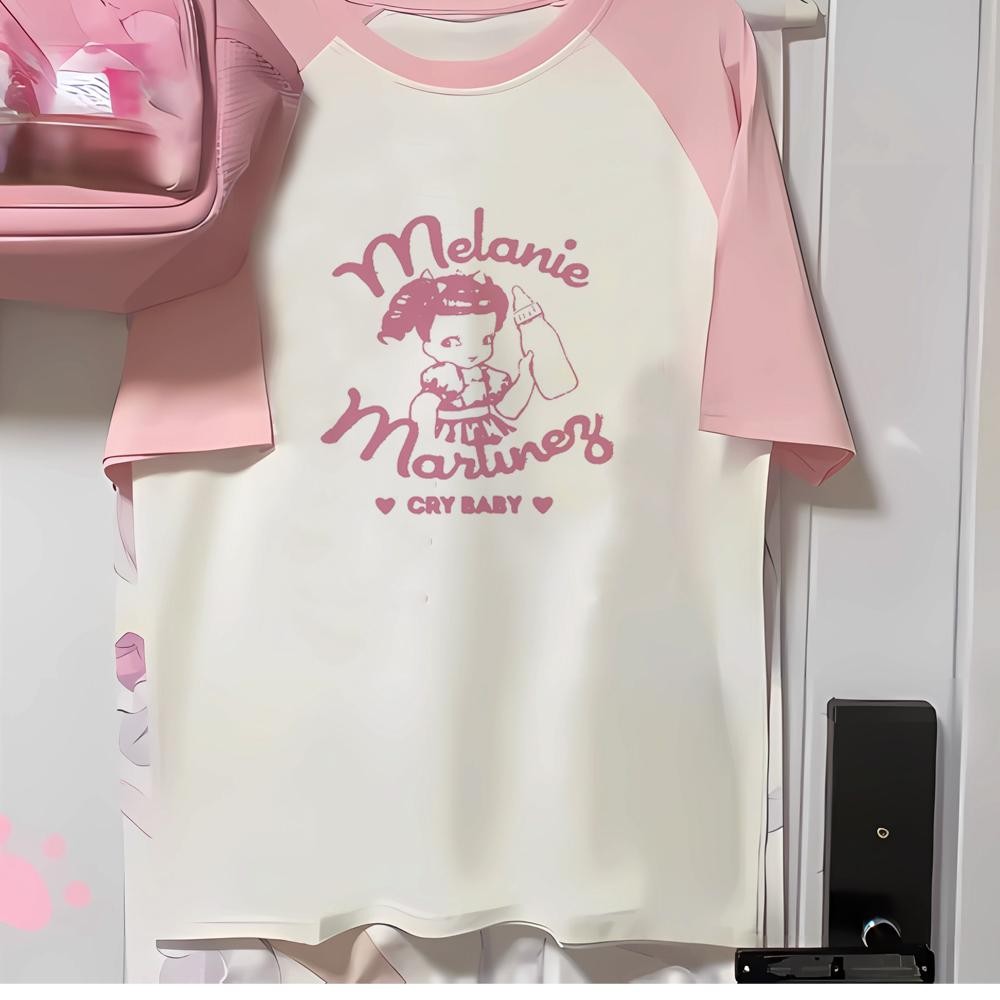 Melanie martinez top ผู้หญิงฤดูร้อน Tee สาว harajuku y2k streetwear เสื้อผ้า