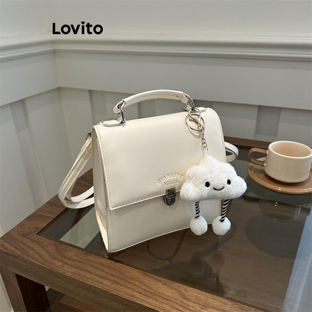 Lovito กระเป๋าเป้สะพายหลังอเนกประสงค์แบบสบาย ๆ สำหรับผู้หญิง LFA43052
