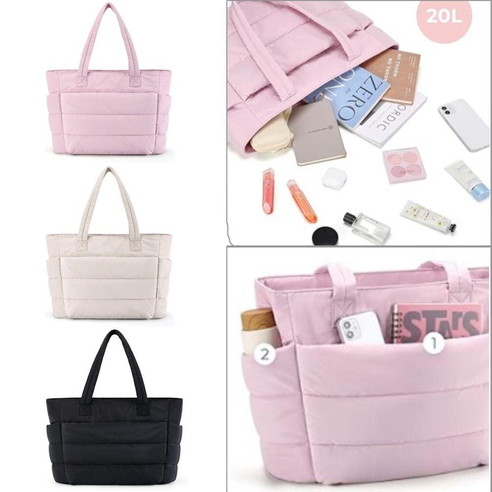 กระเป๋าถือผู้หญิง WENNY, Casual ความจุขนาดใหญ่ Tote Bag, แฟชั่นหลายกระเป๋า Commuting กระเป๋าสําหรับการเดินทางทํางาน Beach Gym Store