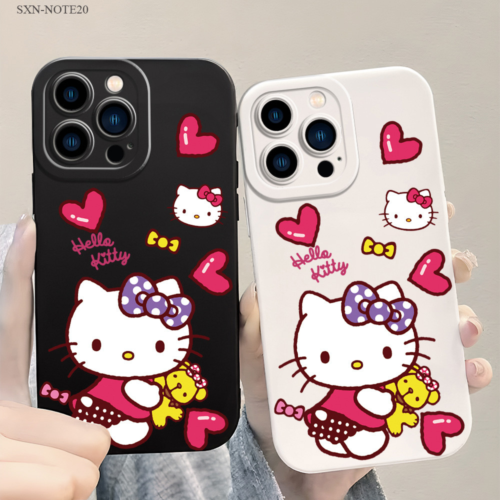 Samsung Galaxy Note 20 10 9 8 Lite Plus Ultra เคสซัมซุง สำหรับ Hello Kitty เคส เคสโทรศัพท์