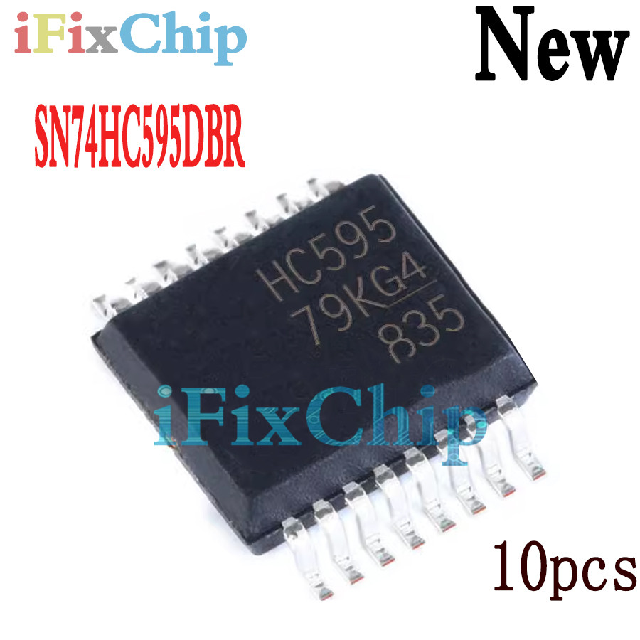 10 ใหม่เอี่ยม SN74HC595DBR SN74HC595DB SN74HC595 HC595 ssop-16