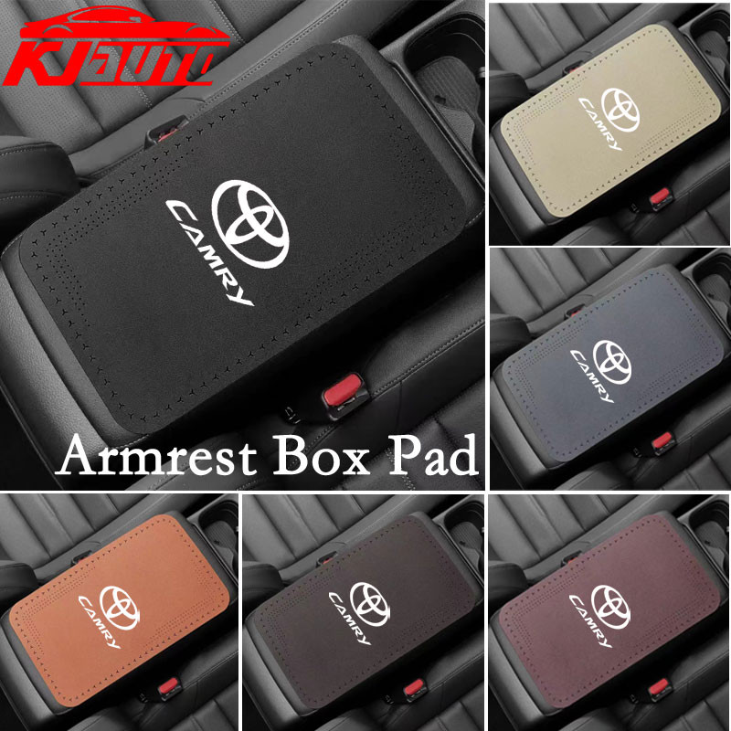 Toyota Camry รถ Armrest ป้องกัน Pad Anti Slip ทนต่อการสึกหรอ Central Armrest Pad สําหรับ Camry XV40 