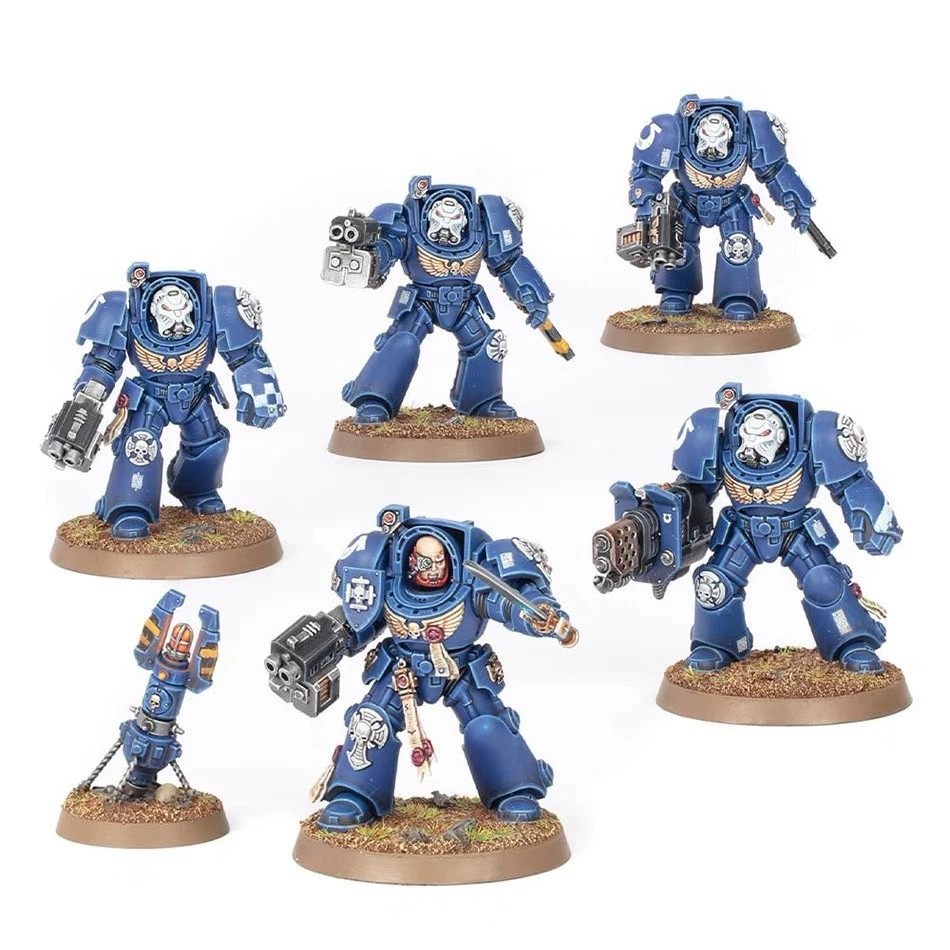 Space Marines TERMINATOR SQUAD Unpainted Resinscopic รุ่น E666