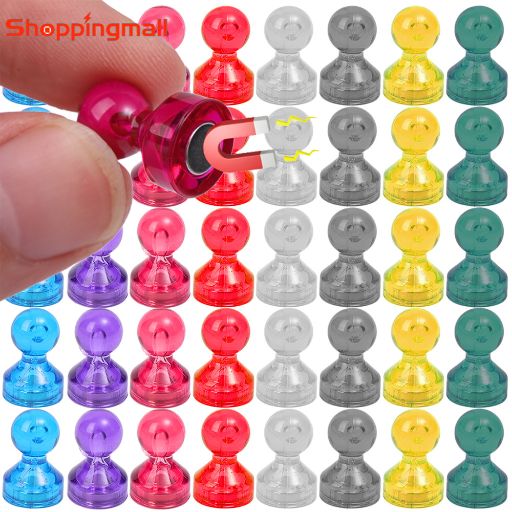 Super Strong Neodymium Magnetic Pushpins Sucker Thumbtack แม่เหล็กทนทาน Push Pin สําหรับไวท์บอร์ดตู้เย็น