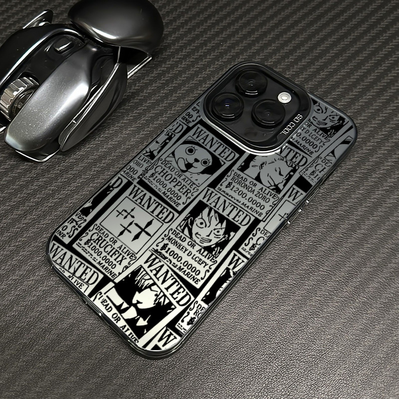 จัดส่งทันที เคสไอโฟน11 12 13 14 15 16 Pro Max One Piece Bounty anime Cute Case For iPhone 13PM,16PM,15PM,XS,7+ 8P