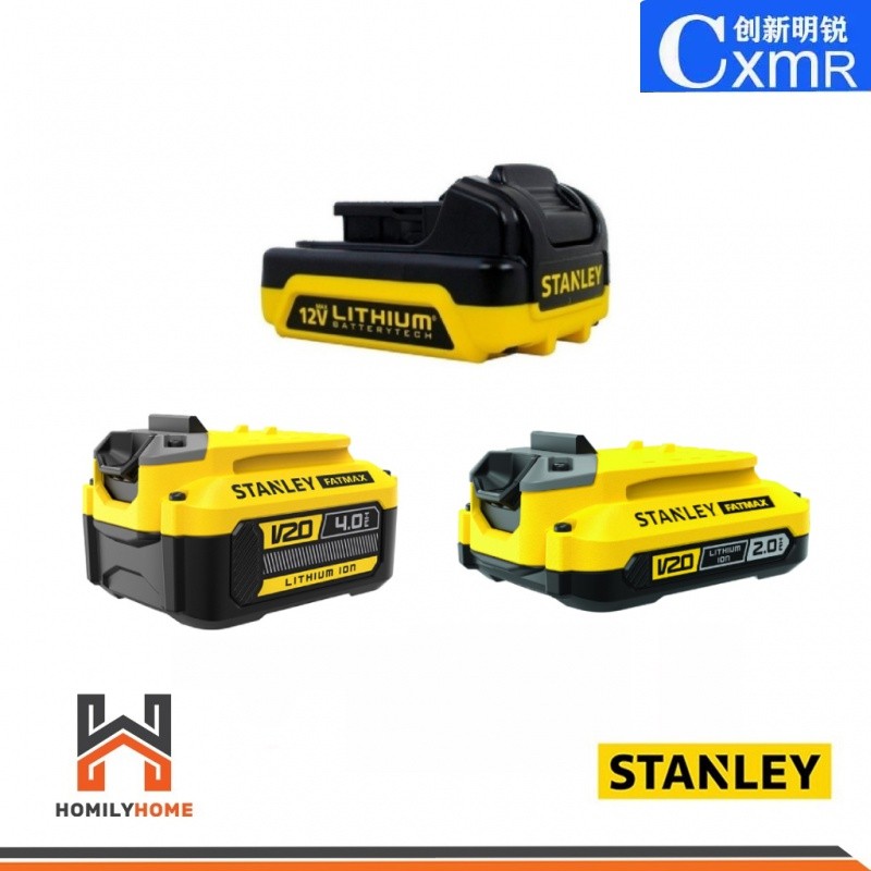 ✿STANLEY แบตเตอรี่ Li-ion 12V 1.5AH รุ่น SCB12S 20V Max 2.0Ah รุ่น SB202 20V Max 4.0Ah รุ่น SB204