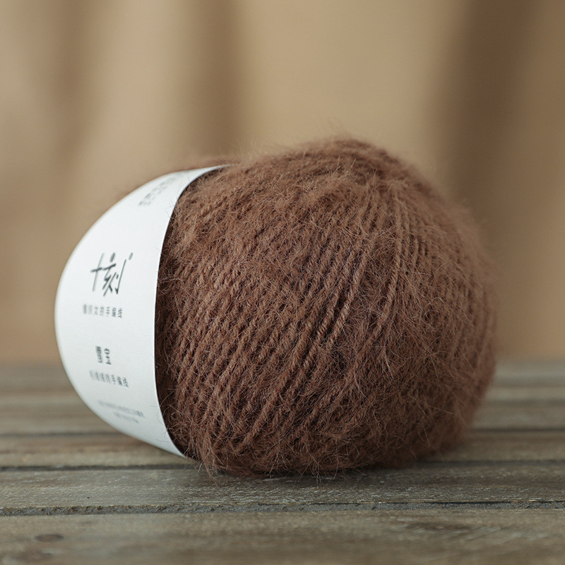 [พร้อมสต็อกจัดส่งที่รวดเร็ว] สิบแกะสลักหิมะสมบัติขนสัตว์ผสมตุ๊กตาหมวกขนสัตว์ผ้าพันคอเสื้อผ้ามือถักแพคเกจวัสดุด้าย - รูปที่ 7