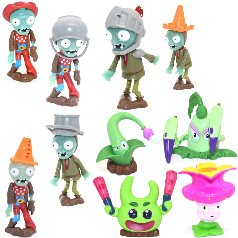 ใหม่ PVZ Plants vs Zombies ของเล่นดีดเสียงและแสงสําหรับเด็ก