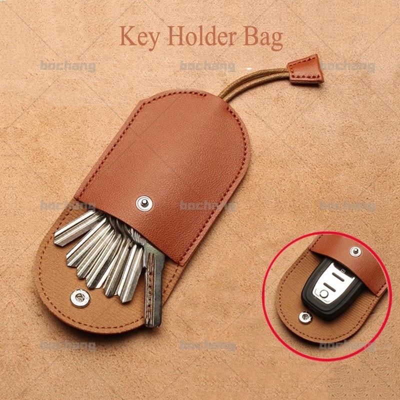 Universal Key Case Holder Leather Case Cover Key Protector Organizer
