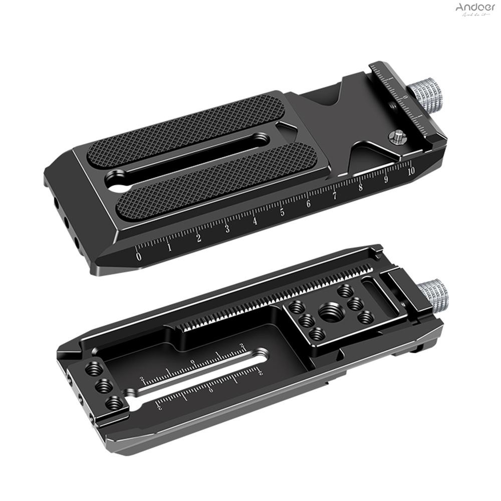 แผ่นวางจําหน่ายอย่างรวดเร็วสําหรับ Gimbal อลูมิเนียม Arca-Swiss Quick Release แผ่นอะแดปเตอร์สําหรับ DJI Ronin RS2 RSC2