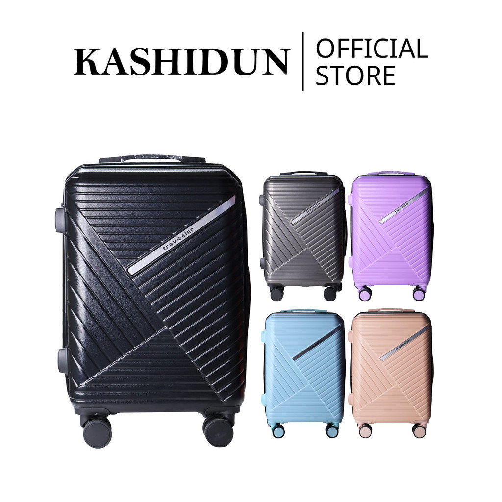 KASHIDUN กระเป่าเดินทางรุ่น T30 ขนาด 20/24/28 นิ้ว วัสดุ ABS+PC 100% แข็งแรง ยืดหยุ่น น้ำหนักเบา