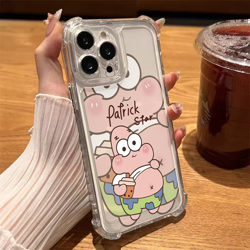 CASE นิ่มกันกระแทกเคสโทรศัพท์ สำหรับรุ่น เคสสำหรับ 13/12/14 Plus Pro Max 8/7 Plus X/XR 11 12proรุ่นคิวของบิ๊กสตาร์