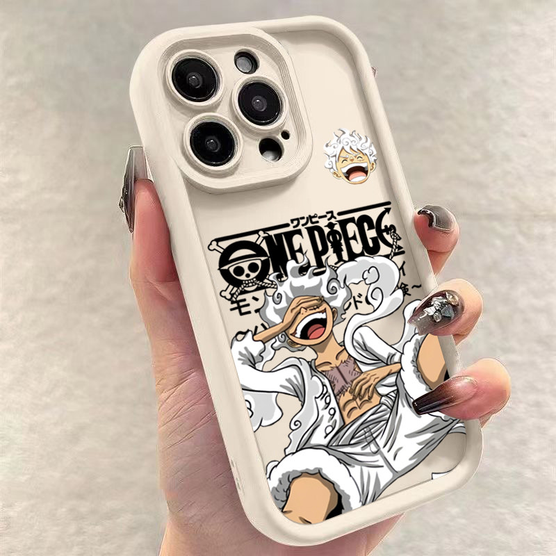SAMSUNG สําหรับsamsung S23 FE S23 S24 Ultra S22 S21 Plus S20 S21 FEการ์ตูนOne Pieceอะนิเมะซิลิโคนนุ่มMatteกันกระแทก