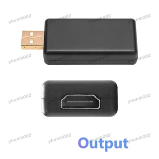 [yhumh002]USB To CVBS RCA Video Output Adapter Box Interface Connect to Monitor Display อุปกรณ์สําหรับ Android วิทยุมัลติมีเดีย (A)