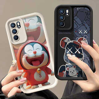 oppo a16 เคส oppo reno6z 5g เคส oppo reno 6 5g การ์ตูนเคสโทรศัพท์กันกระแทกสําหรับ กรณีreno 5z 5Gกรณี