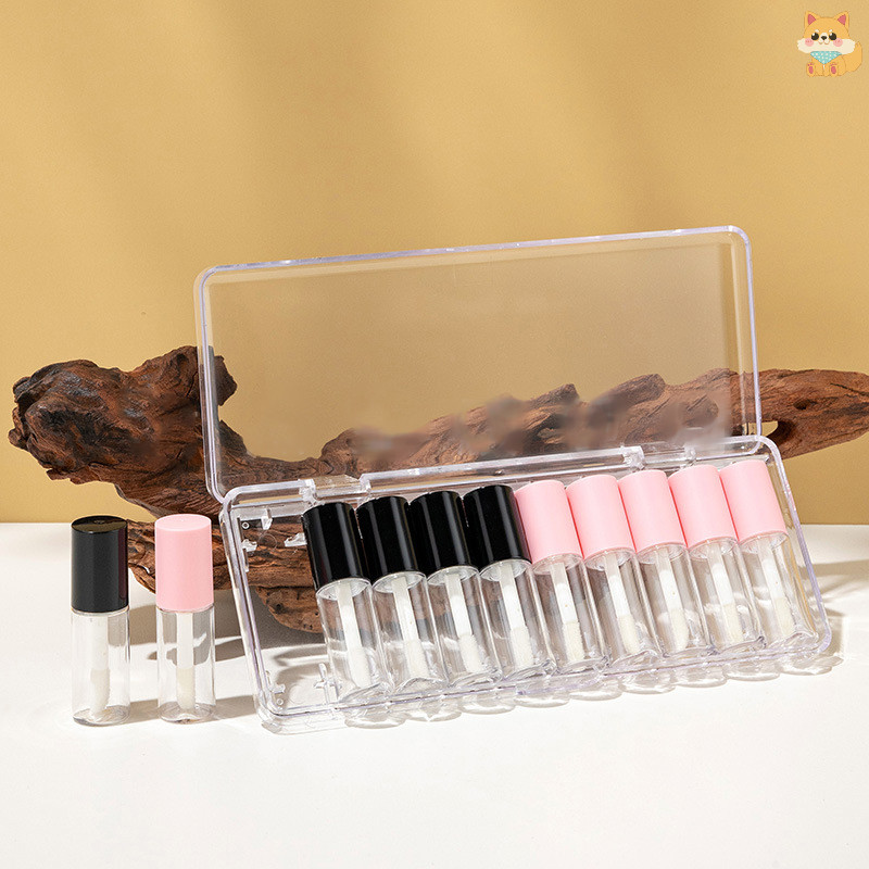 [VI] 10 ชิ้น DIY Lip Glaze หลอดเปล่า Lip Gloss Tube ขวดรีฟิล Liquid Container ขวด Lipgloss คอนซีลเลอร์แต่งหน้าหลอด TH