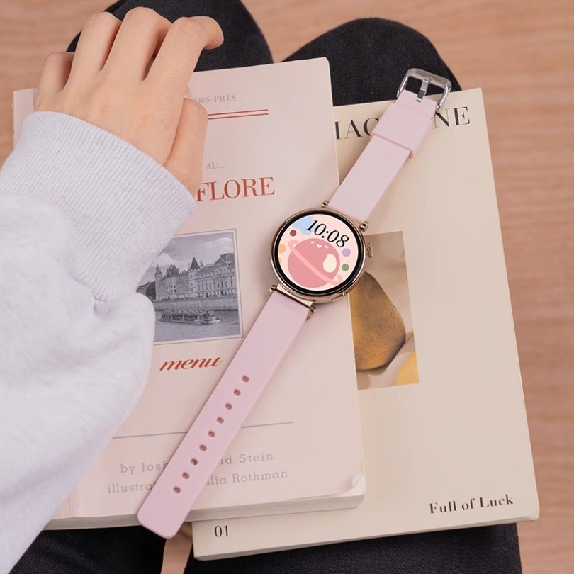 SAMSUNG 22มม.20มม.ซิลิโคนสําหรับsamsung Galaxy Watch 7 6 4คลาสสิก44มม.40มม.3สีทึบสร้อยข้อมือสายรัดข้อมือสําหรับSamsungนาฬิกา5pro Active2เกียร์S3 Band