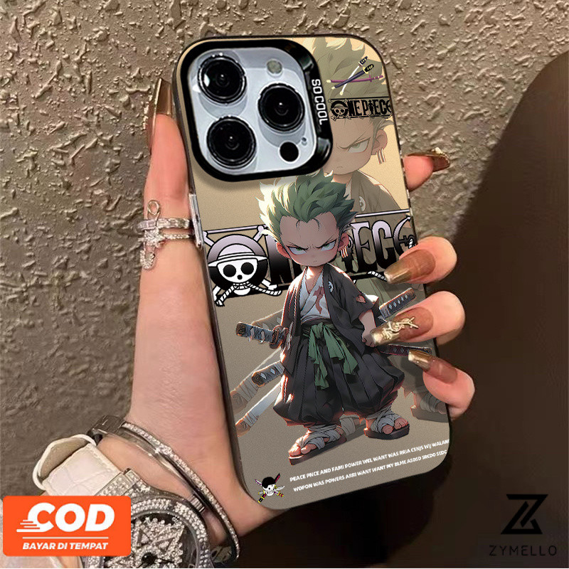 Case สำหรับ OPPO Reno12 F 5G Reno 12 5G Reno12 Pro 5G Reno 11 5G Reno 11 Pro 5G Reno 10 5G Reno 10 Pro 5G Reno 8T 5G Reno 8T 4G Reno 8Z 5G Reno 7Z 5G Reno 8 Reno 7 อะนิเมะ Zoro เคสโทรศัพท์มือถือในตัว