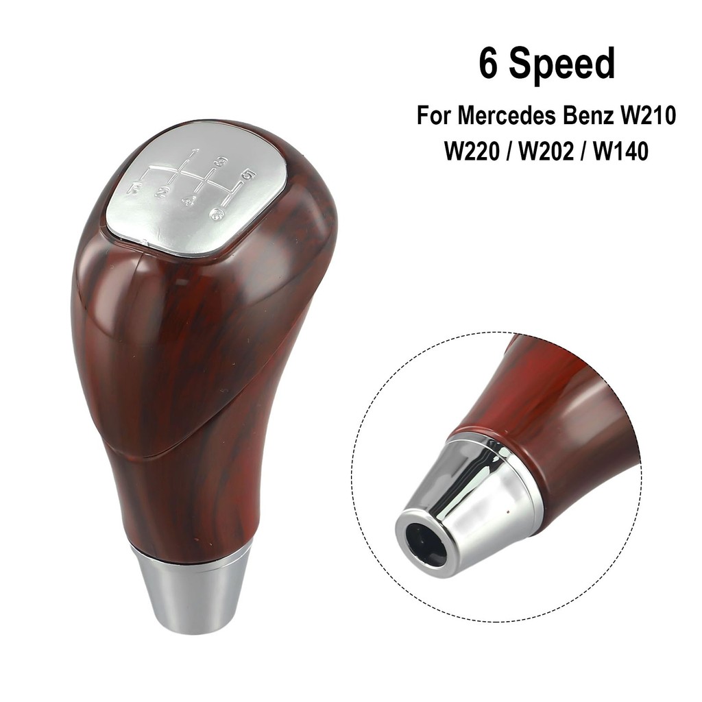 ของแท้วอลนัทไม้เกียร์ Shift Knob เหมาะสําหรับ Mercedes W210 W220 W202 W140 W163