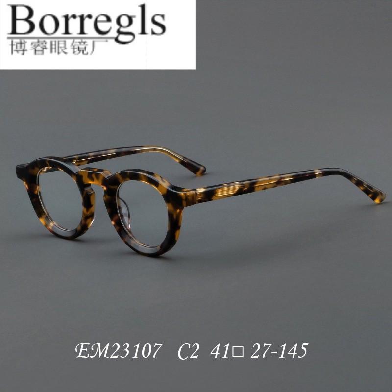 กรอบแว่นตามาตรฐานย้อนยุค ทำจากอะซิเตท ออกแบบในสไตล์ยุโรปและอเมริกัน พร้อมสต็อกสำรองให้เลือกซื้อ