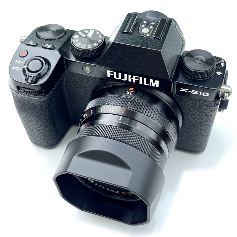 Fujifilm Fuji xf35f2 ฮูด XC35F2 XF23F2 เลนส์ Retro Square Mouth Hood