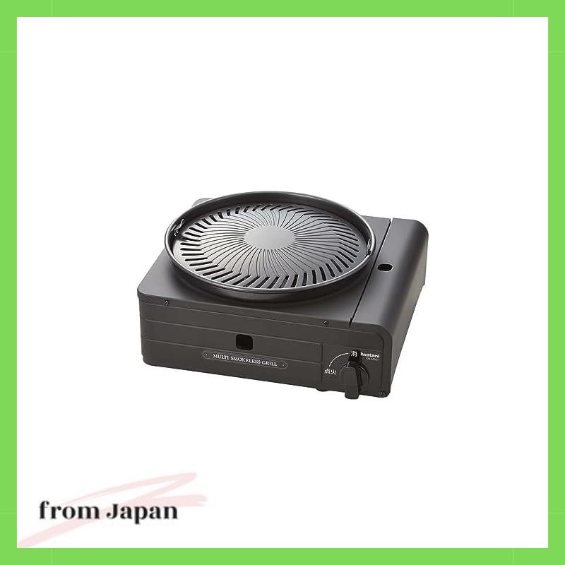 Iwatani เตาเทปคาสเซ็ท Fu Multi เตาย่างไร้ควัน สีดํา CB-MSG-1 Made in Japan
