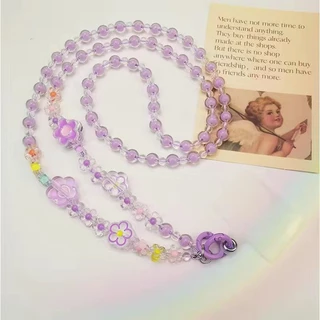 พร้อมส่งจากไทยครับ 🚚 ลูกปัดงานเพ้นมือ พวงกุญแจ สำหรับตุ๊กตา สายคล้องข้อมือ พวงกุญแจ ของขวัญใหม่