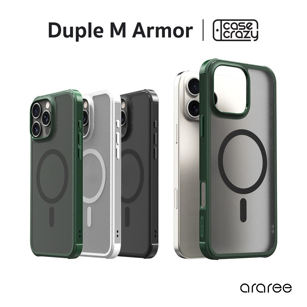 ARAREE รุ่น DUPLE M ARMOR เคสสำหรับมือถือ iPhone 16 / 16 Plus/ 16 Pro / 16 Pro Max