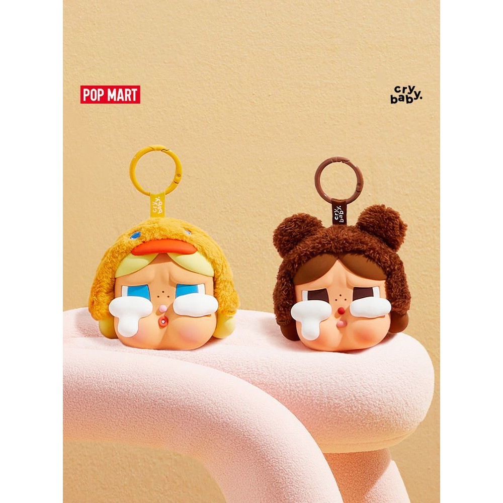 Popmart POPMART CRYBABY Tears Factory Series หูฟังกระเป๋า Apple บลูทูธไร้สายอุปกรณ์ต่อพ่วงแฟชั่นร้องไห้หูฟังกระเป๋า