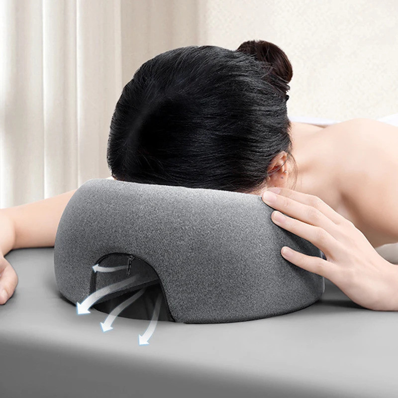 เบาะลงหน้า Vulnerable Face Pillow Calm Comfort Memory Foam Ergonomics Home Massage Beauty Salon Headrest