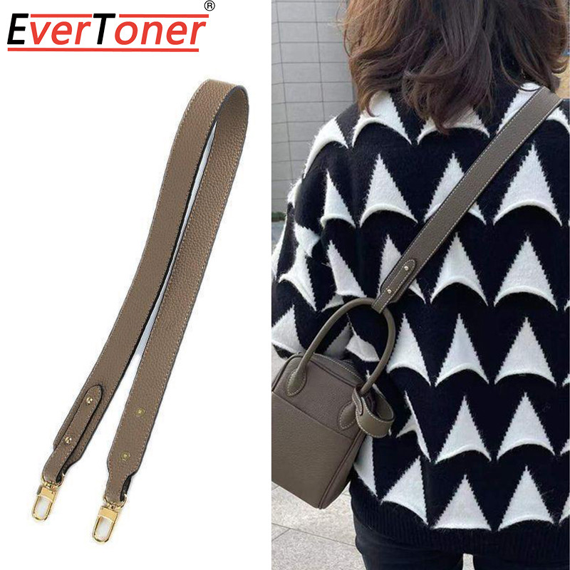 Evertoner หนังวัวกระเป๋าสายรัดผู้หญิงกระเป๋าถือเข็มขัดกระเป๋าสะพายสายกว้างสายหนังแท้