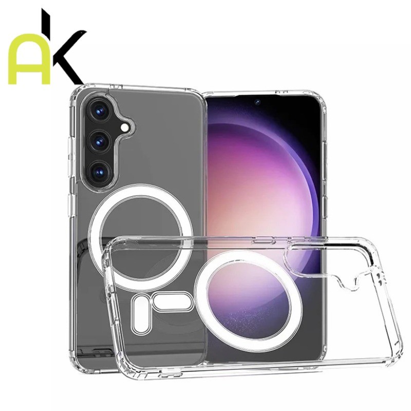AK Case เคสชาร์จไร้สาย Samsung A17 A07 A56 A37 A57 A54 A55 A36 S25 S24 S26 Ultra A56 A36 S22 S23 FE เคสแม่เหล็ก Magnetic