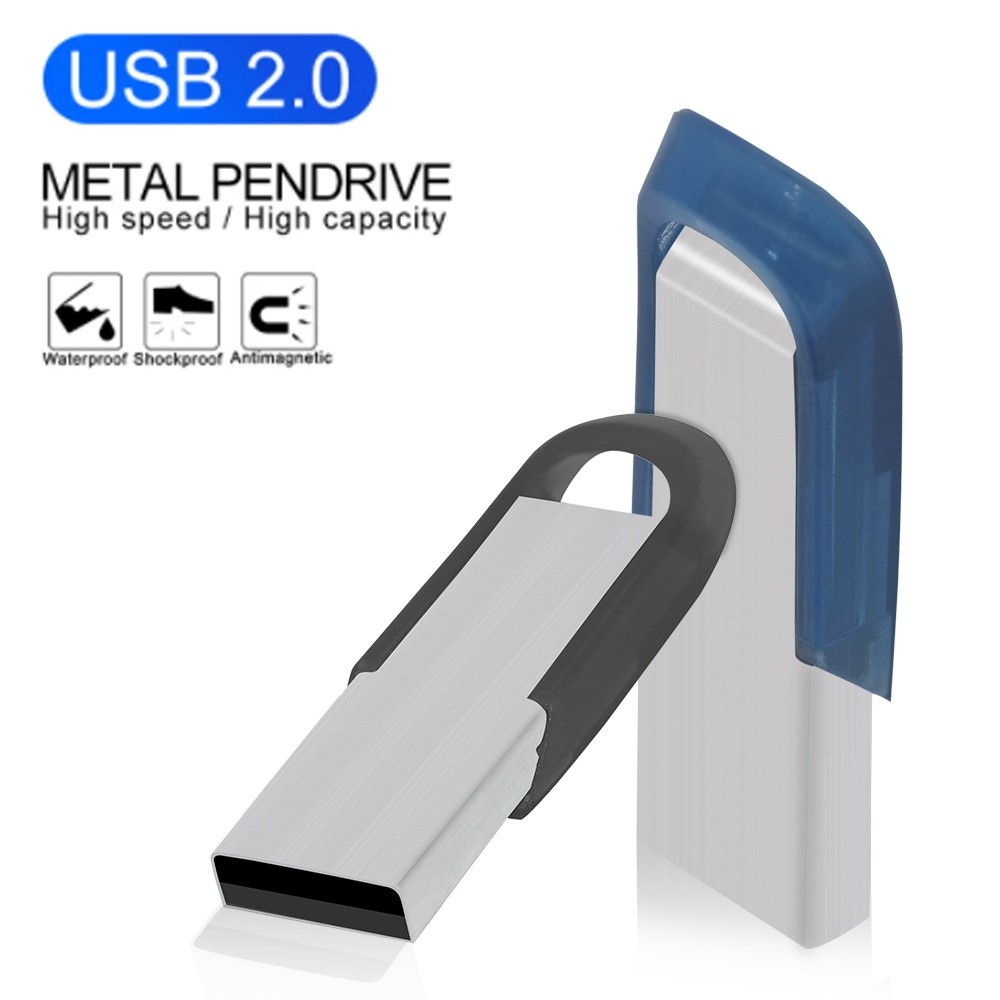 โลหะ USB แฟลชไดรฟ์ USB2.0 128GB 64GB 32GB 16GB 8GB 4GB แฟลช Memory Stick ปากกาไดรฟ์ Stick กันน้ํา Me