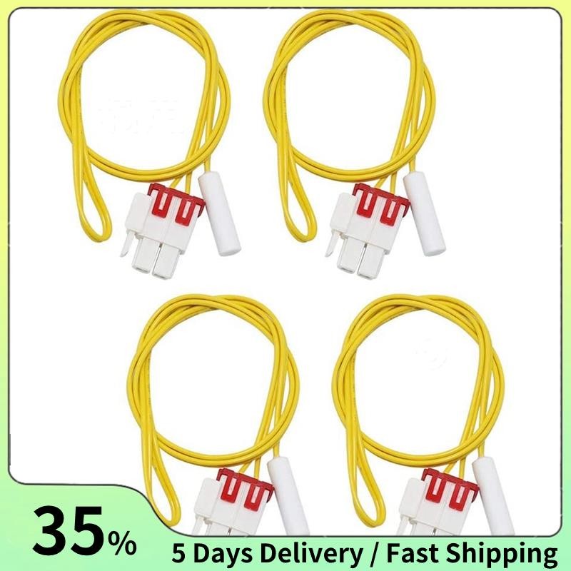 4 ชิ้น DA32-00006W ตู้เย็นเซ็นเซอร์อุณหภูมิละลายน้ําแข็งเปลี่ยนเทอร์โมสตัทสําหรับ Samsung AP41336842 Da32-10105r