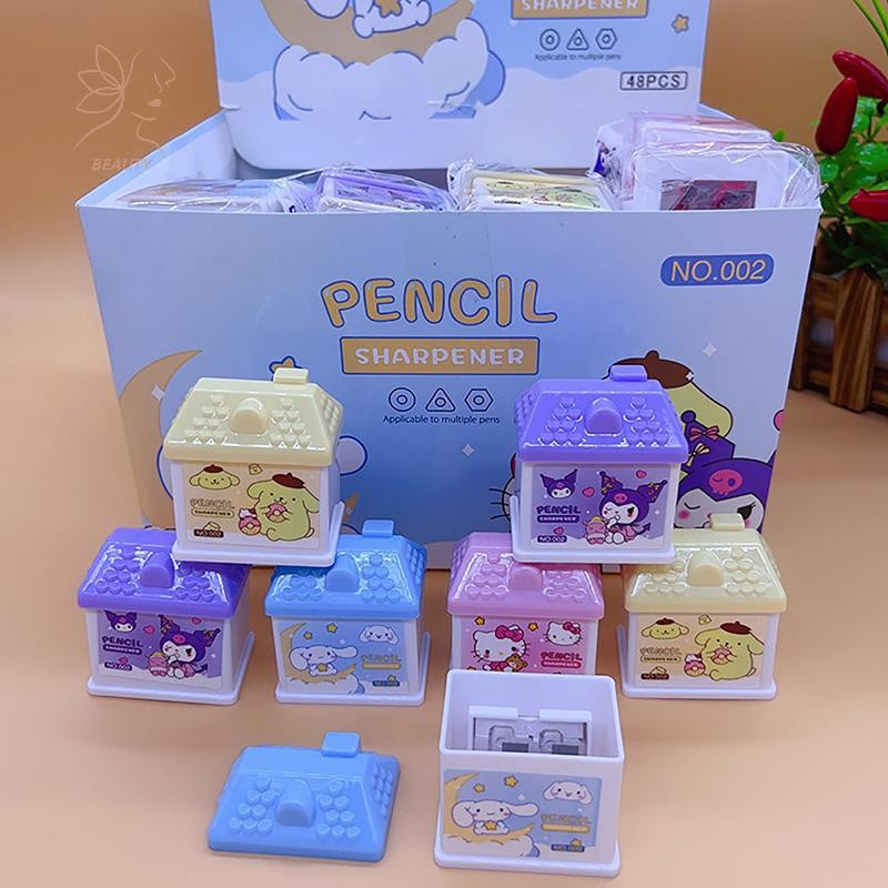 [maybeauty] 1pc Sanrio Labubu กบเหลาดินสอการ์ตูนบ้านนักเรียนโรงเรียนอะนิเมะ Hello Kitty กบเหลาดินสอน่ารักเครื่องเขียนอุปกรณ์ {TH}