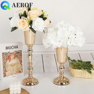 Aerof แจกันเหล็กสีทอง, Anti-fall FIower Art งานแต่งงาน Photo…